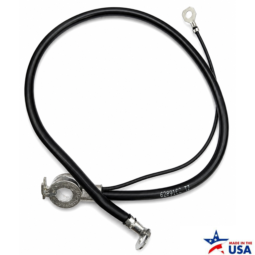 1968 Pontiac Firebird/TransAm S BATTERY CABLE, NEGATIVE, 6 CYLINDER EXCEPT A/C & ALL V8) | 05555