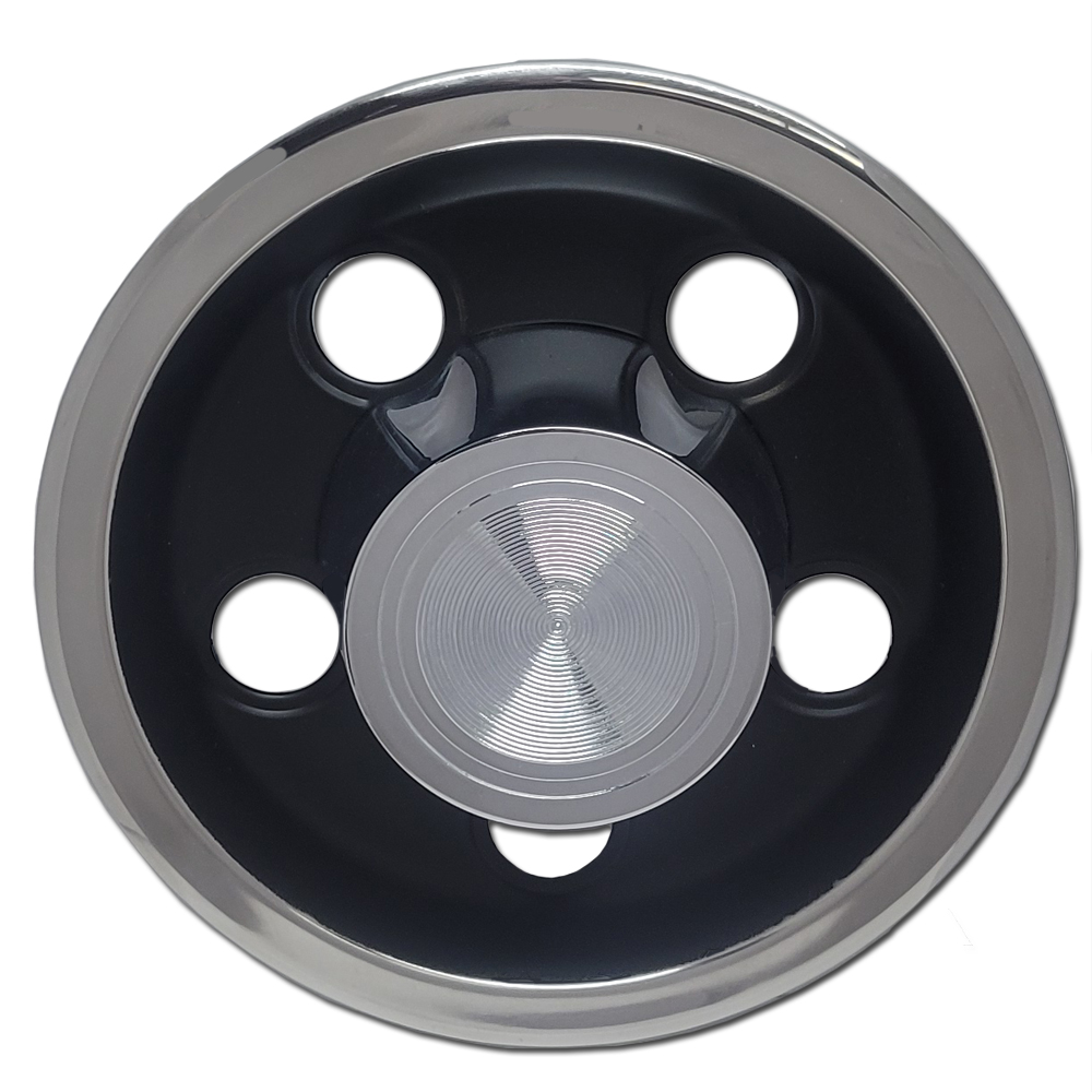 1967 Pontiac GTO/LeMans/Tempest RALLY I CHROME AND BLACK CENTER CAP - EA | WT3815Z