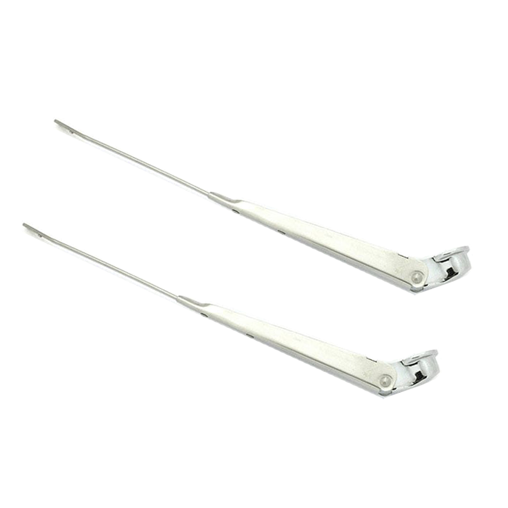 1968 Pontiac Firebird/TransAm CONVERTIBLE WIPER ARMS - POLISHED STAINLESS STEEL (CHROME) - PAIR | WW3869F
