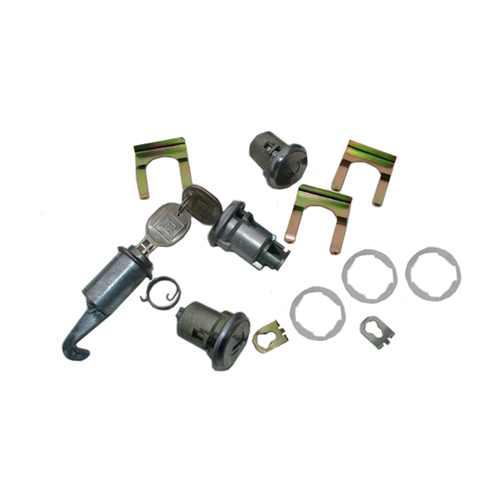 1967 Pontiac Firebird/TransAm GLOVEBOX, TRUNK & DOOR LOCK KIT - LATER KEY 129 | KL0139Z