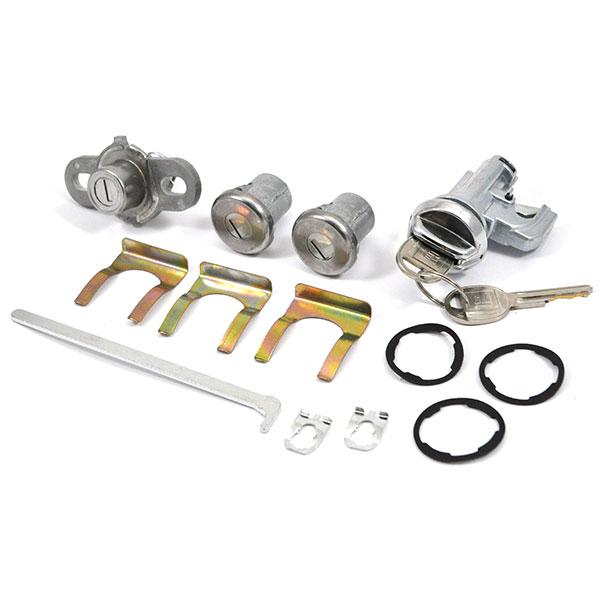 1973 Pontiac Firebird/TransAm GLOVEBOX, TRUNK & DOOR LOCK KIT - LATER KEY 192 | KL3138F