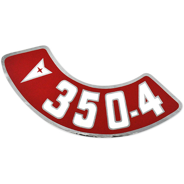 1973 Pontiac Firebird/TransAm 350-4V AIR CLEANER DECAL EACH | DT0310