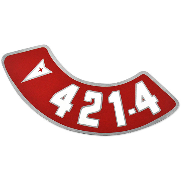 1974 Pontiac Firebird/TransAm 421-4V AIR CLEANER DECAL EACH | DT0316
