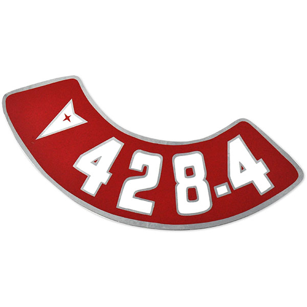 1996 Pontiac Firebird/TransAm 428-4V AIR CLEANER DECAL EACH | DT0317