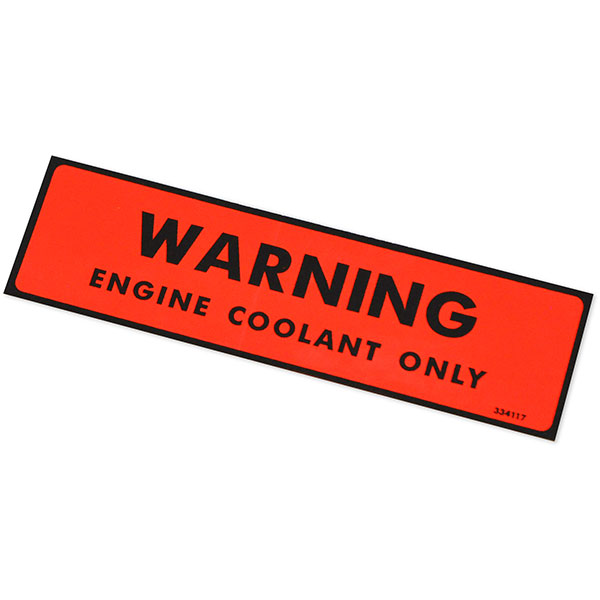 1978 Pontiac Firebird/TransAm ENGINE COOLANT DECAL (DT0185) | DC1767F