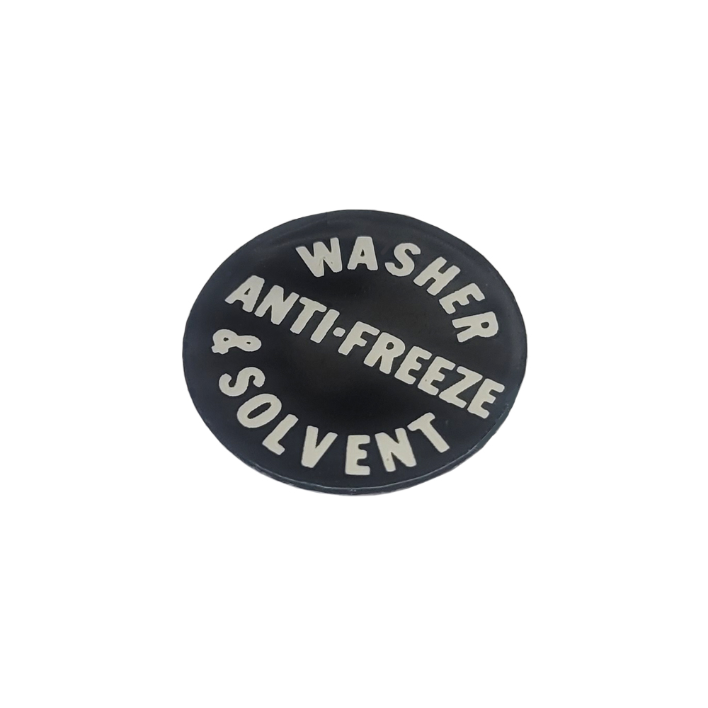 1967 Pontiac Firebird/TransAm KLEERVIEW/OPTIKLEEN WINDSHIELD WASHER FILLER BOTTLE CAP DEC (DT0056) | DC1774F