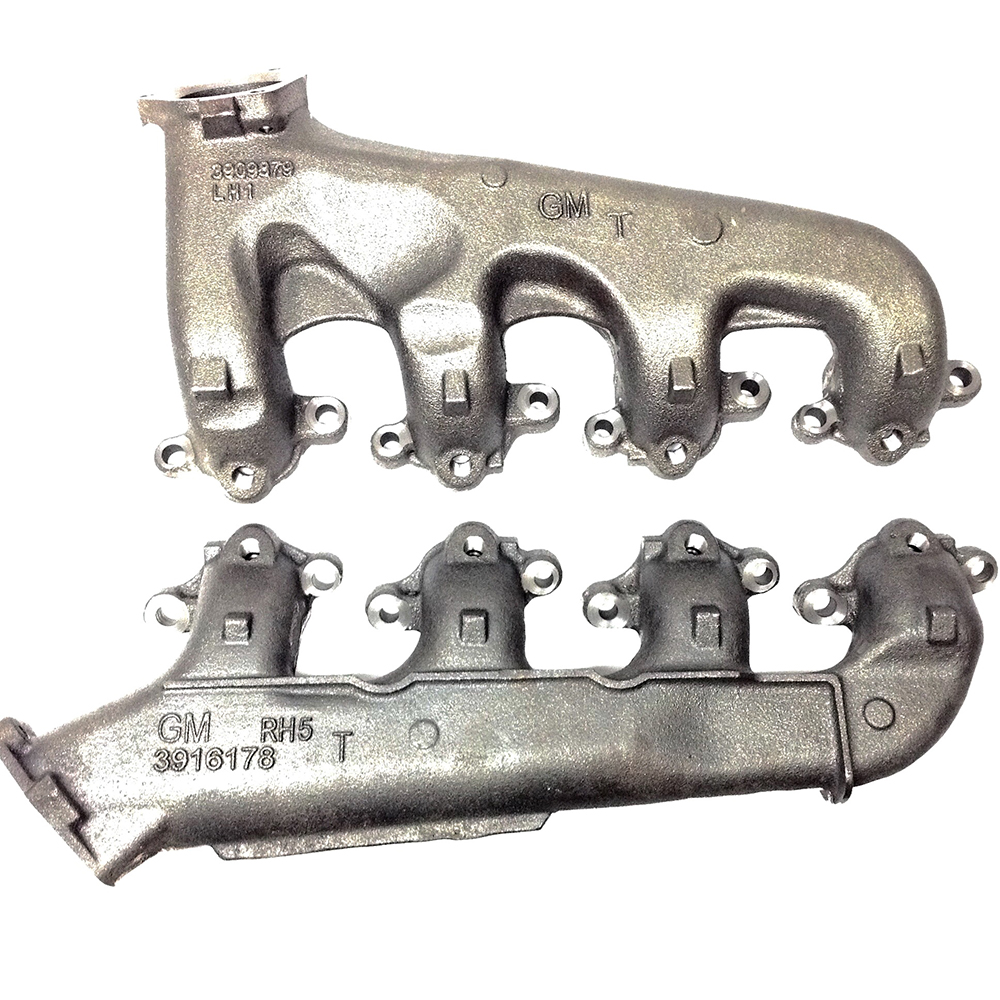 1973 Chevrolet Monte Carlo EXHAUST MANIFOLDS BB WITH EMISSION (GM # 3916178 - 3909879) PAIR | EX9879C