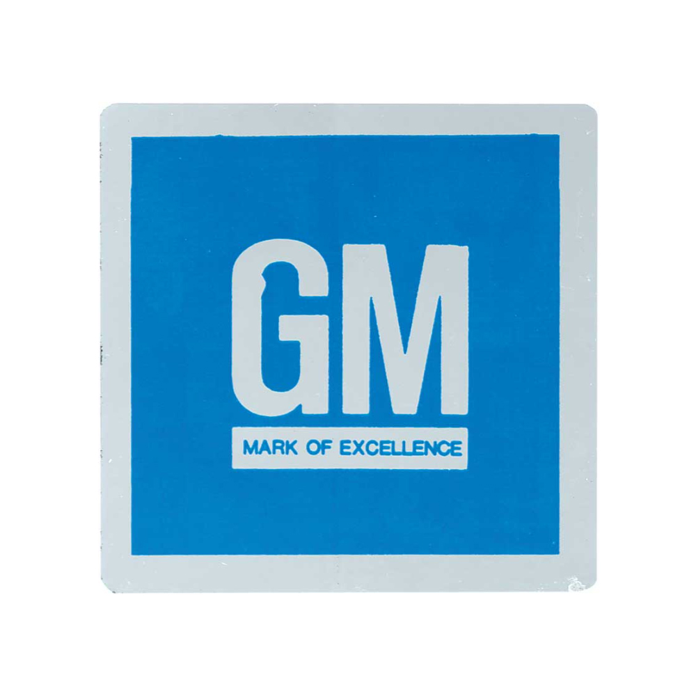 1967 Pontiac Firebird/TransAm GM MARK OF EXCELLENCE DOOR DECAL (DT0086) | DC1887F
