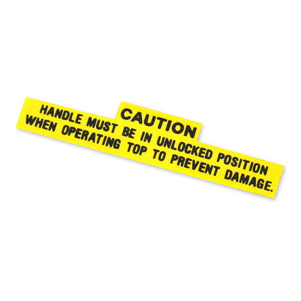 1971 Pontiac Firebird/TransAm CONVERTIBLE TOP BRACKET DECAL (DT0055) | DC1896F