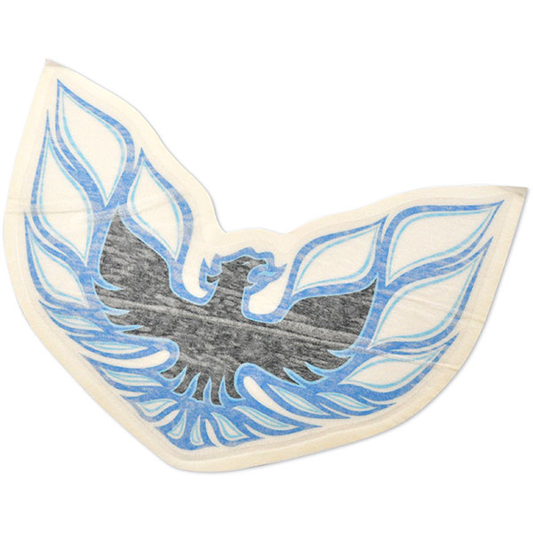 1977 Pontiac Firebird/TransAm 1973 FORMULA FRONT BUMPER, 1973-78 REAR SPOILER LIGHT BLUE / DARK BLUE / BLACK BIRD DECAL 8.5