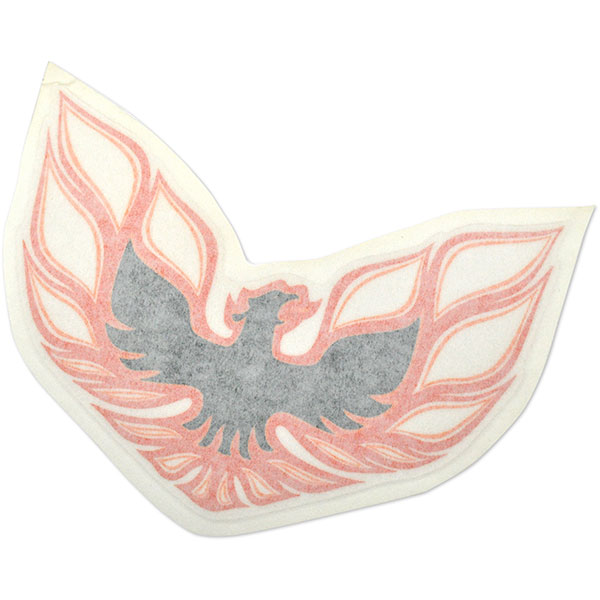 1976 Pontiac Firebird/TransAm 1973-78 FIREBIRD FORMULA LT ORANGE / DARK ORANGE / BLACK REAR SPOILER BIRD CREST DECAL 7.2 inch - EACH | DT0337