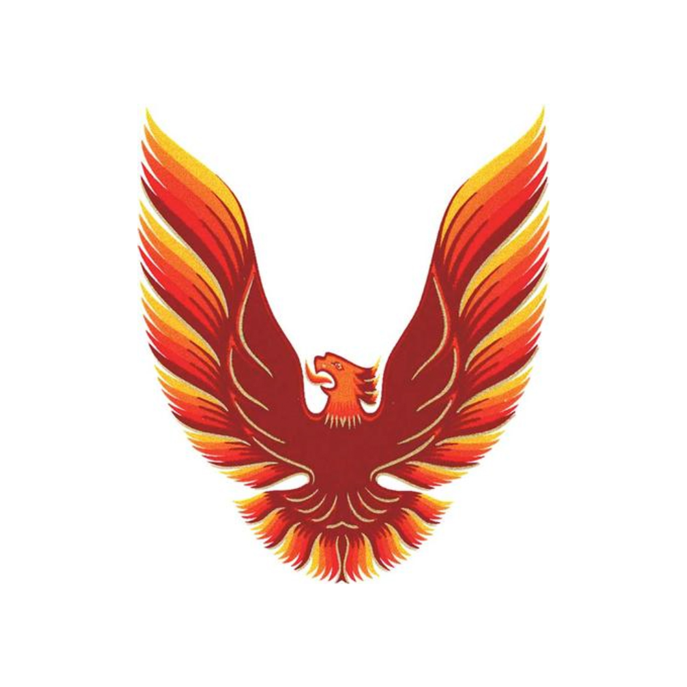 1980 Pontiac Firebird/TransAm 1979-80 FIREBIRD / TRANS AM ORANGE SAIL PANEL BIRD DECAL 3 inch - EACH | DC2155F