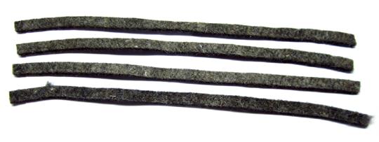 1966 Pontiac GTO/LeMans/Tempest DASH VENT BALL RETAINER SEAL KIT (INCLUDES 4 FELT STRIPS) | IN12664Z