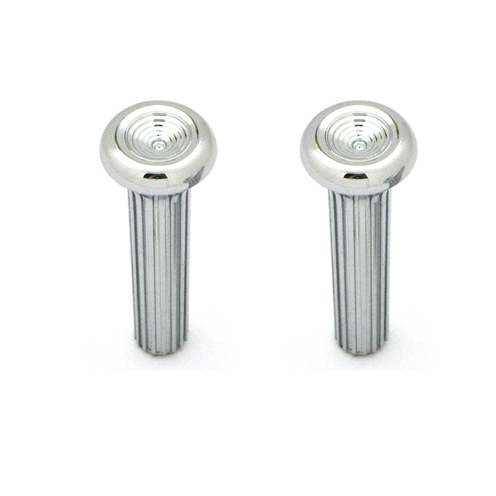 1969 Buick Skylark/GS/Regal/GN DOOR LOCK KNOB PLASTIC (CHROME) - PAIR | IN6727Z