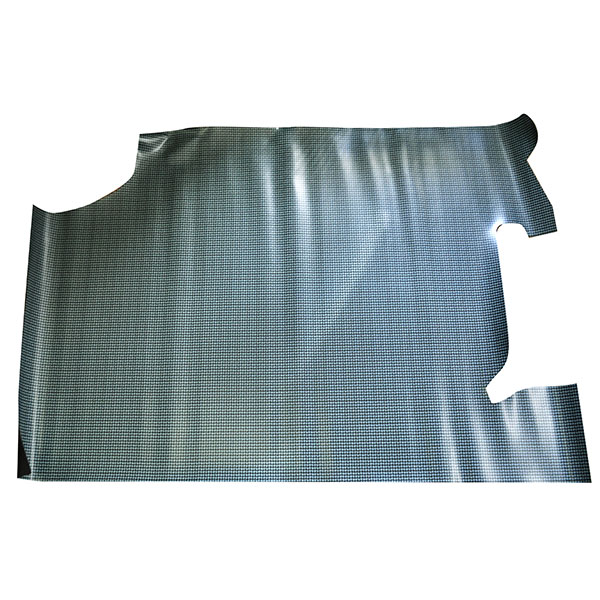 1967 Chevrolet Chevelle/Malibu TRUNK MAT - RUBBER/VINYL AQUA/BLACK HOUNDSTOOTH | TR3910V