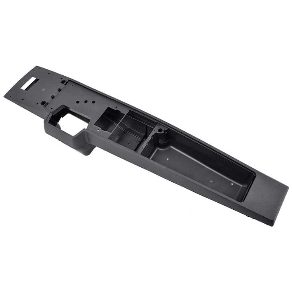 1967 Chevrolet Impala/Caprice/Bel Air 4-SPEED CONSOLE SHELL (NEW BLACK PLASTIC 2 PIECE CONSOLE SHELL - THIS WILL REPLACE YOUR BROKEN OR MISSING ONE & IS MADE OUT OF BLACK TEXTURIZED INJECTION MOLDED PLASTIC THAT IS IDENTICAL TO THE ORIGINAL) | CP1552P