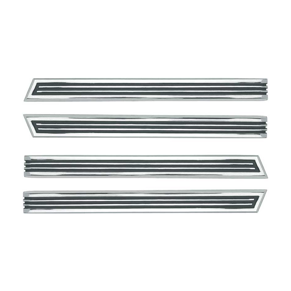 1963 Chevrolet Impala/Caprice/Bel Air FENDER ORNAMENTS (CHROME) - 4 PIECE SET | BP1119P