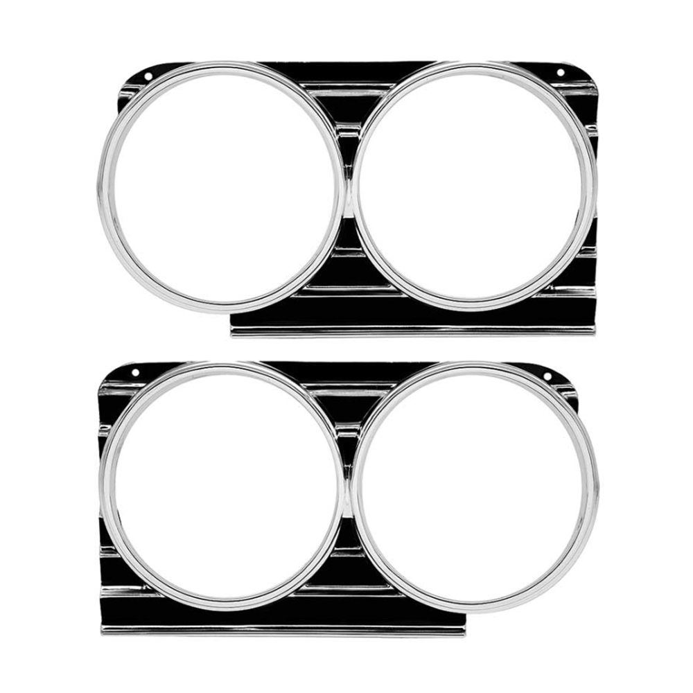 1966 Chevrolet Impala/Caprice/Bel Air HEADLAMP BEZELS; PAIR | GH2819P