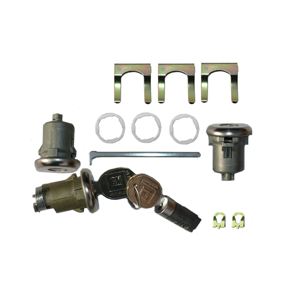 1967 Chevrolet Chevelle/Malibu GLOVEBOX, TRUNK & DOOR LOCKS - LATER KEY 154 | KL3588V