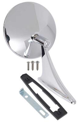 1968 Chevrolet El Camino STANDARD ROUND MIRROR (CHROME) REPRODUCTION - LH OR RH GM 3909197 | XP6566Z