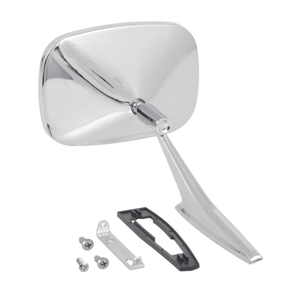 1970 Chevrolet Monte Carlo OUTSIDE RECTANGULAR CHROME MIRROR - RH | XP3487C