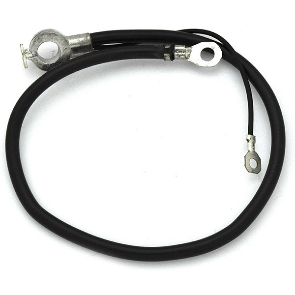 1969 Chevrolet Impala/Caprice/Bel Air S BATTERY CABLE, NEGATIVE, V8, ALL OR 396-427 C.I. (SPRING RING CABLE) | 22770