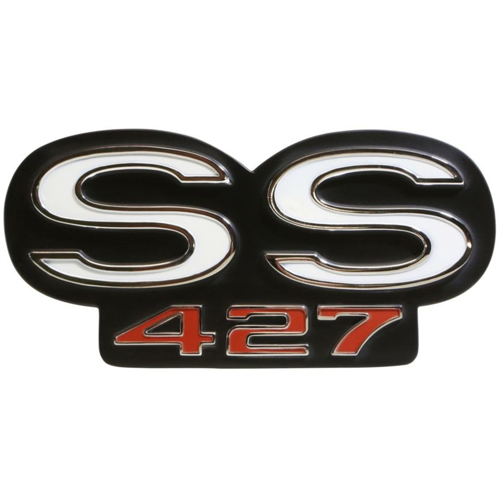 1967 Chevrolet Impala/Caprice/Bel Air IMPALA GRILLE EMBLEM 'SS427' | EM2423P
