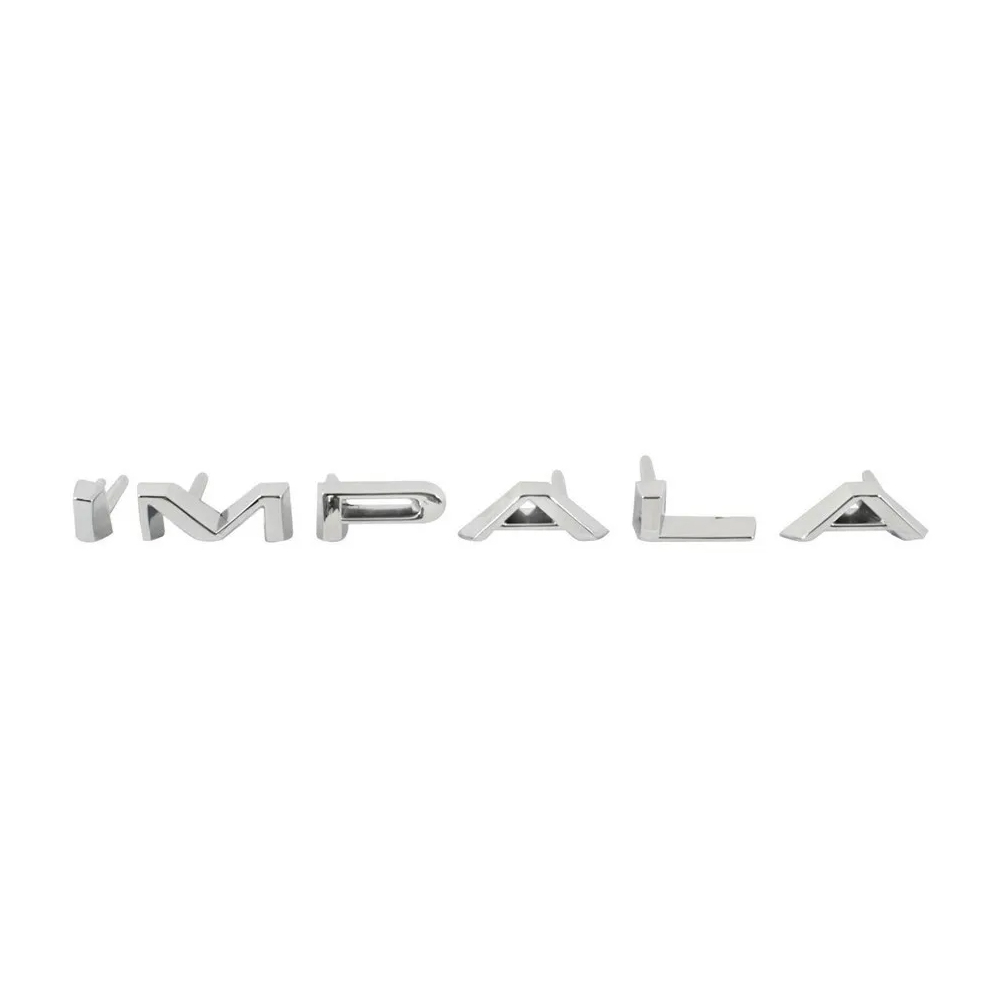 1965 Chevrolet Impala/Caprice/Bel Air IMPALA FRONT FENDER LETTERS 'IMPALA' (DOES ONE SIDE) - SET | EM2440P