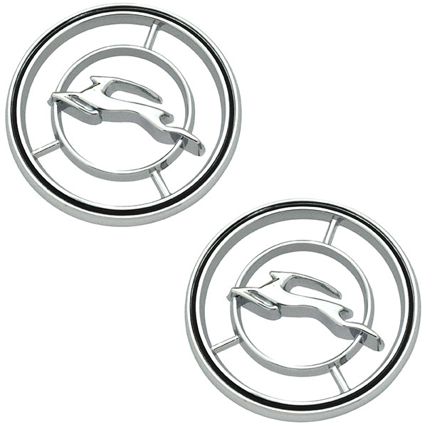 1965 Chevrolet Impala/Caprice/Bel Air IMPALA FRONT FENDER EMBLEM (CIRCLE WITH RUNNING IMPALA) - PR | EM2441P