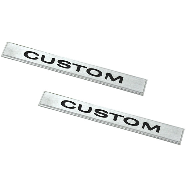 1968 Chevrolet Impala/Caprice/Bel Air IMPALA FRONT FENDER EMBLEM 'CUSTOM' - PR | EM2448P