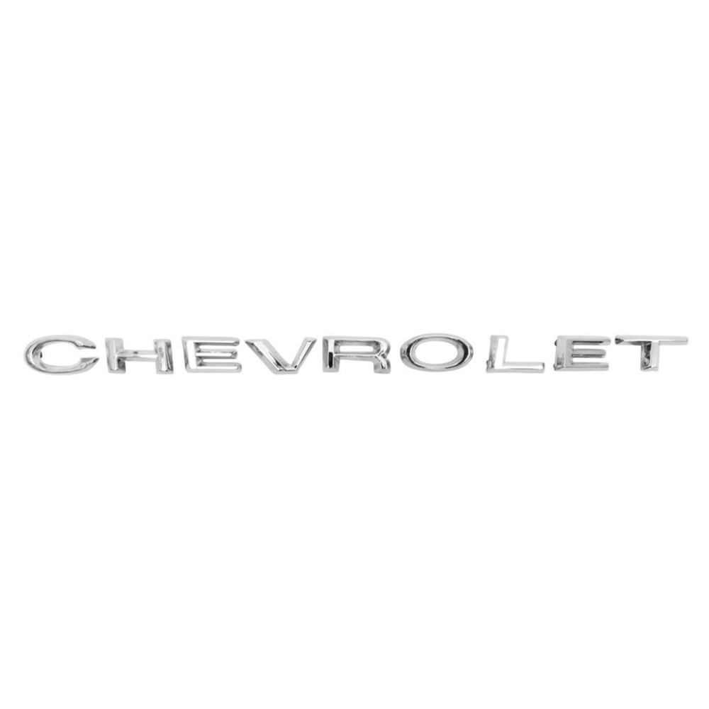 1969 Chevrolet Impala/Caprice/Bel Air IMPALA HOOD LETTERS 'CHEVROLET' - SET | EM2464P