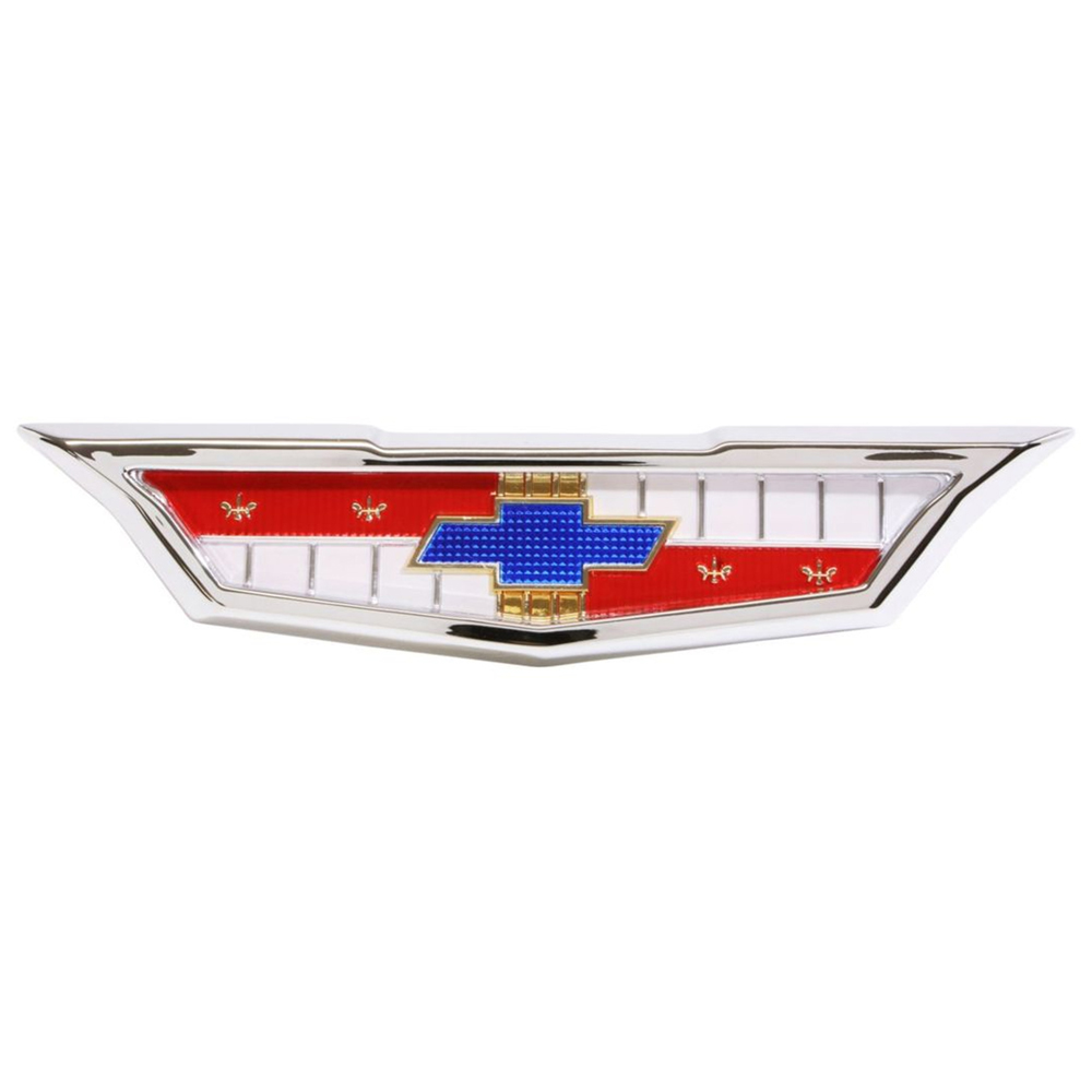1961 Chevrolet Impala/Caprice/Bel Air IMPALA TRUNK EMBLEM ASSEMBLY 6 CYLINDER | EM2473P