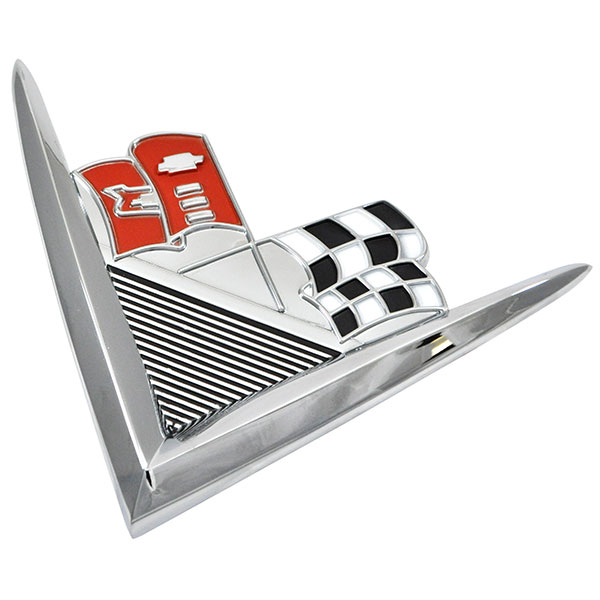1961 Chevrolet Impala/Caprice/Bel Air IMPALA TRUNK EMBLEM FOR 348 ASSEMBLY | EM2474P