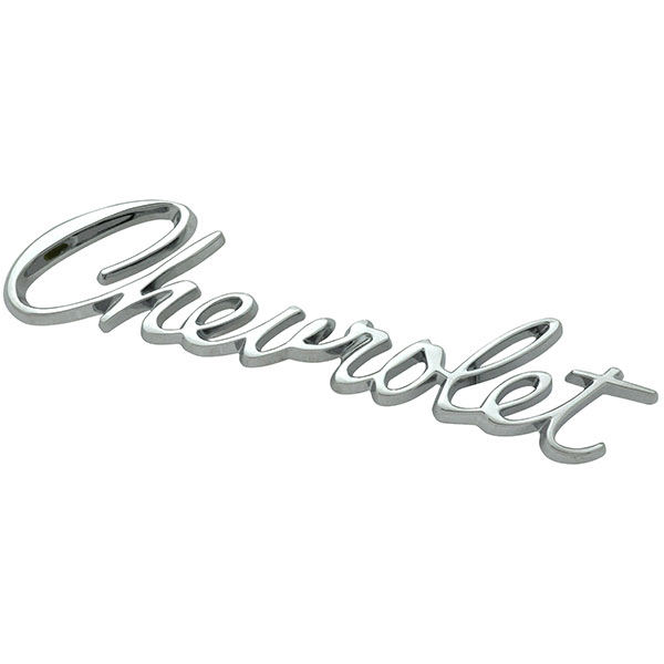 1970 Chevrolet Impala/Caprice/Bel Air CHEVROLET TRUNK EMBLEM 'CHEVROLET' | EM2498P