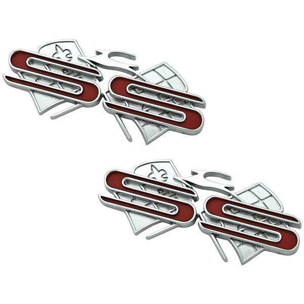 1961 Chevrolet Impala/Caprice/Bel Air IMPALA REAR QUARTER EMBLEM ' SS' - PR | EM2502P