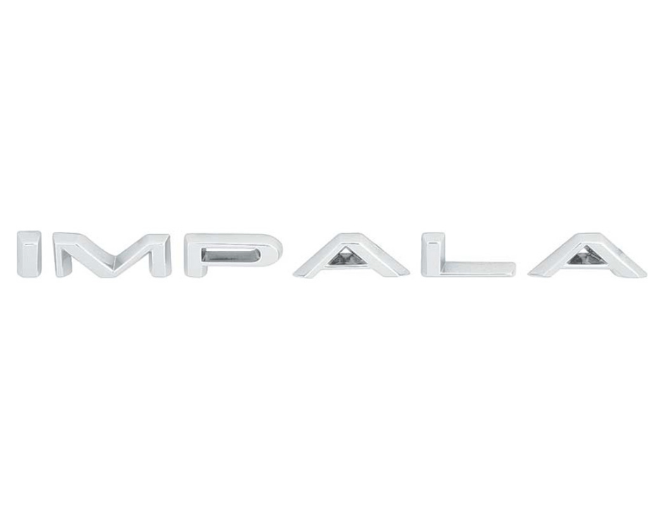 1964 Chevrolet Impala/Caprice/Bel Air IMPALA REAR QUARTER LETTER | EM2511P
