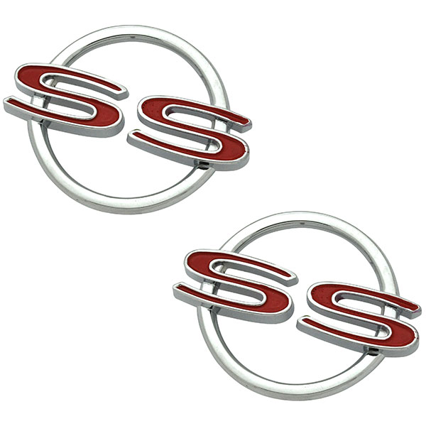 1964 Chevrolet Impala/Caprice/Bel Air IMPALA REAR QUARTER PANEL EMBLEM 'SS' - PR | EM2512P
