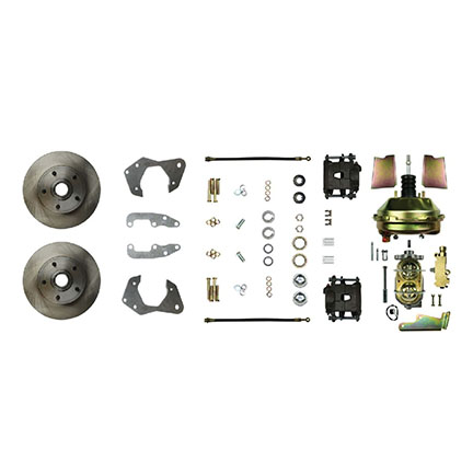 1965 Chevrolet Impala/Caprice/Bel Air FRONT DISC BRAKE CONVERSION KIT - POWER KIT | BR1406P