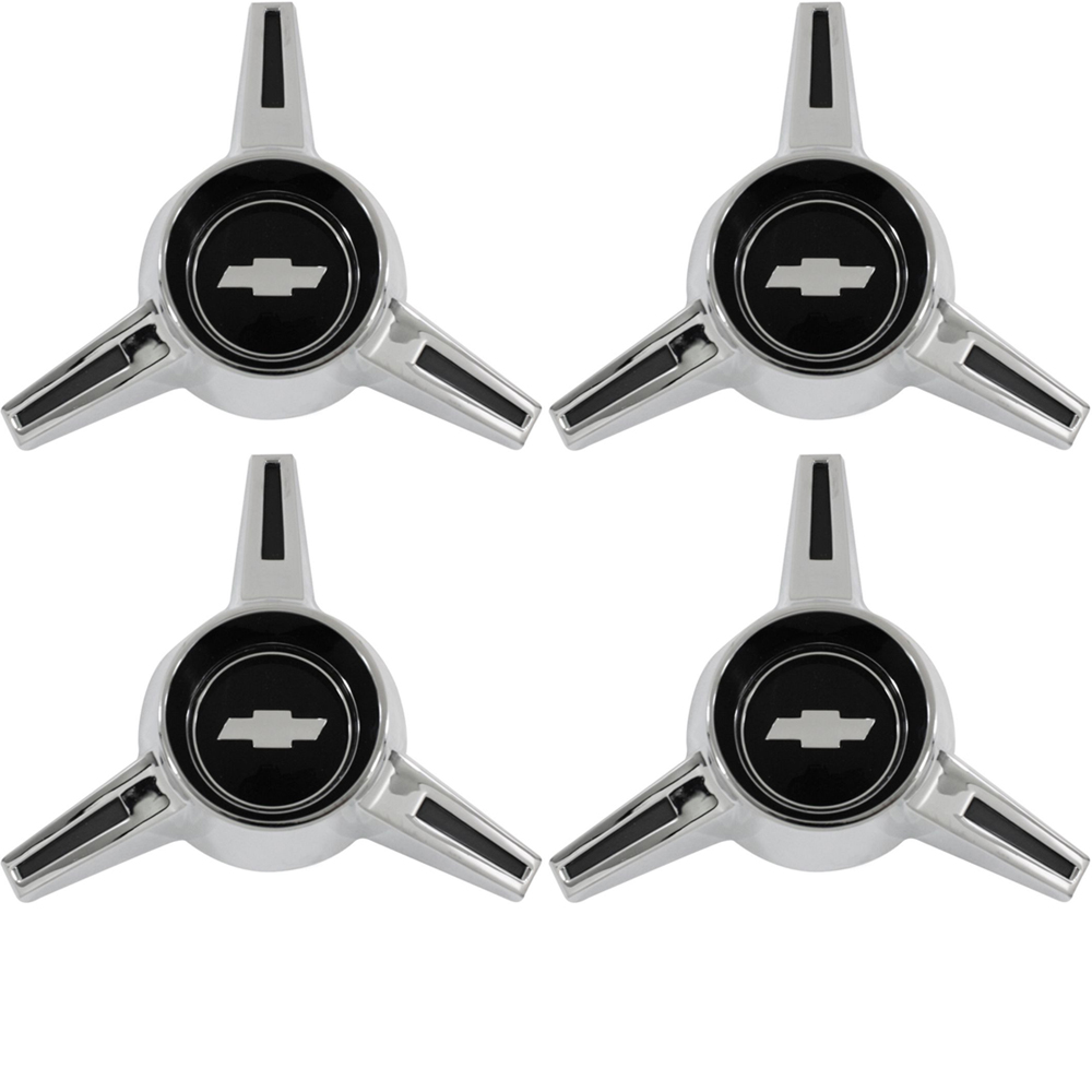 1965 Chevrolet Impala/Caprice/Bel Air WHEEL COVER SPINNERS (CAPRICE BOWTIE) - SET OF 4 | WT4862P