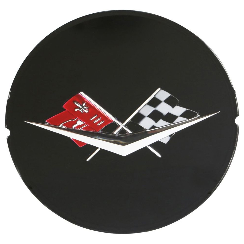 1960 Chevrolet Impala/Caprice/Bel Air BLACK CROSS FLAG EMBLEM - EA | WT4865P