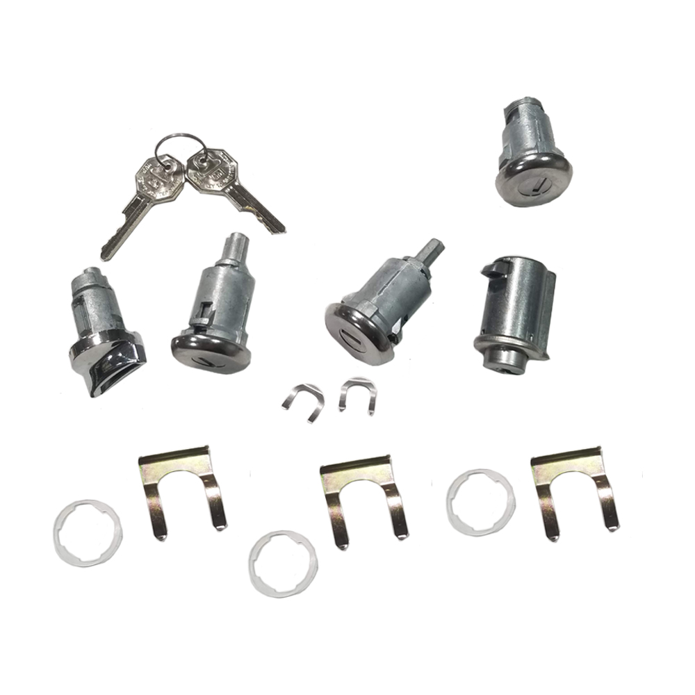 1962 Chevrolet Impala/Caprice/Bel Air IGNITION, DOOR, GLOVEBOX & TRUNK LOCK KIT - ORIGINAL KEY (WITH LONG CYLINDER) 424 | KL3564P