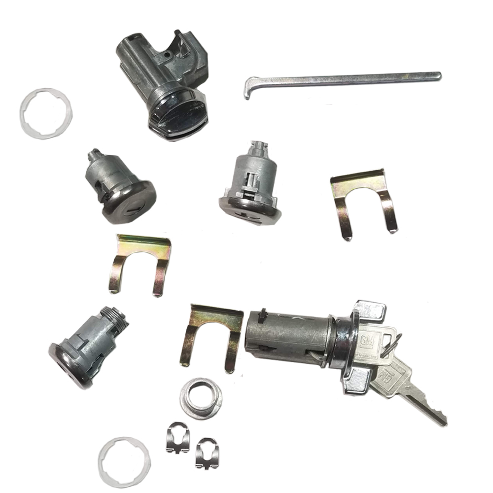 1972 Chevrolet Impala/Caprice/Bel Air IGNITION, DOOR, GLOVEBOX & TRUNK LOCK KIT - LATER KEY 335 | KL3575P