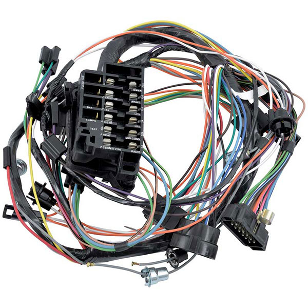 1965 Chevrolet Impala/Caprice/Bel Air DASH HARNESS, COLUMN SHIFT AUTO TRANS WITH WARNING LIGHTS AND UNDER DASH COURTESY LIGHTS (THIS HARNESS IS USED WITH A DASH INSTRUMENT CLUSTER HARNESS) | CG59090