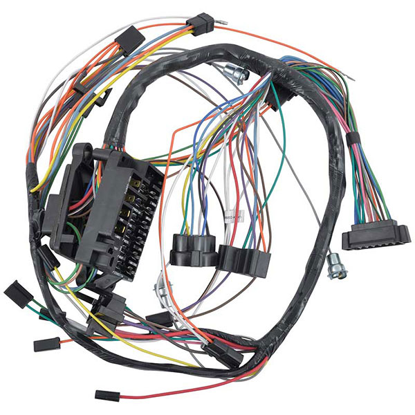 1965 Chevrolet Impala/Caprice/Bel Air DASH HARNESS, COLUMN SHIFT MANUAL TRANS WITH WARNING LIGHTS (THIS HARNESS IS USED WITH A DASH INSTRUMENT CLUSTER HARNESS) | CG59082