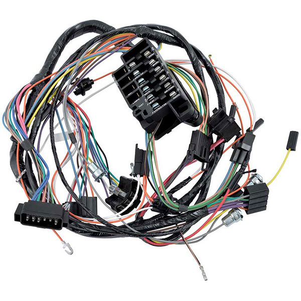 1965 Chevrolet Impala/Caprice/Bel Air DASH HARNESS, CONSOLE SHIFT AUTO TRANS WITH FACTORY GAUGES AND UNDER DASH COURTESY LIGHTS (THIS HARNESS IS USED WITH A DASH INSTRUMENT CLUSTER HARNESS) | CG59219