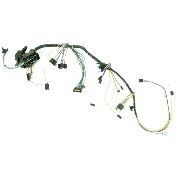 1966 Chevrolet Impala/Caprice/Bel Air DASH HARNESS, COLUMN SHIFT AUTO TRANS WITH WARNING LIGHTS AND A/C | CG60694