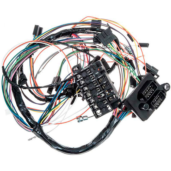 1966 Chevrolet Impala/Caprice/Bel Air DASH HARNESS, COLUMN SHIFT MANUAL TRANS, WITH WARNING LIGHTS | CG60690