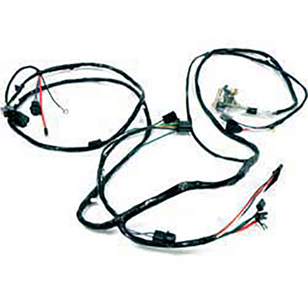 1966 Chevrolet Impala/Caprice/Bel Air FRONT LIGHT HARNESS, 6 CYLINDER WITH WARNING LIGHTS | CG69420
