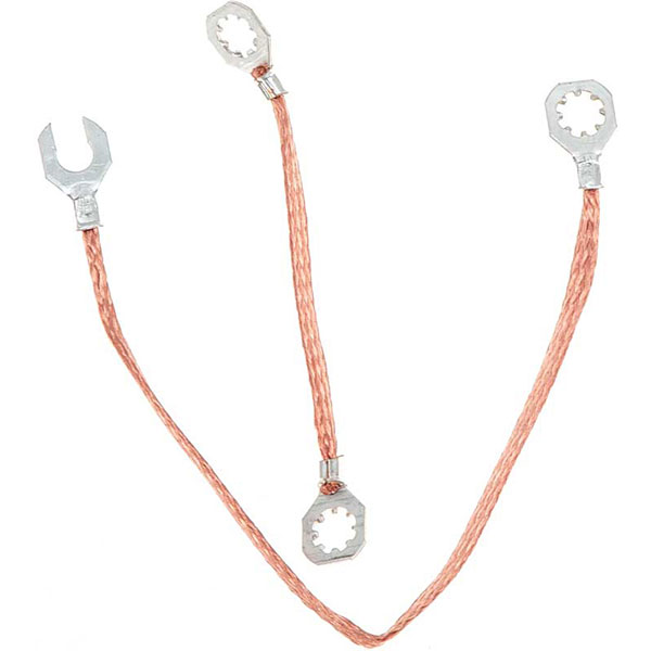 1968 Chevrolet Impala/Caprice/Bel Air GROUND STRAP KIT, 6 CYLINDER | CG67GS61