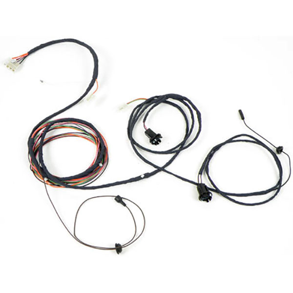 1963 Chevrolet Impala/Caprice/Bel Air REAR BODY LIGHT HARNESS, BISCAYNE & BELAIR, 4 DOOR WITH BACKUP LIGHTS | CF84150